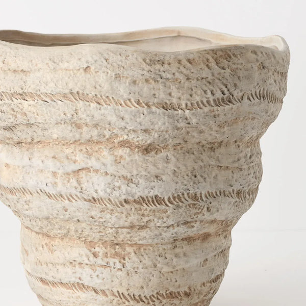 Ulrika Ceramic Pot - Earthy Textured Finish (33cm)